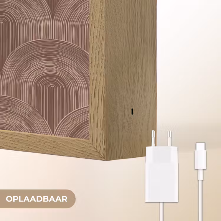 Lightbox - Wandlamp - Ritmisch - Effect - Bruin — 7