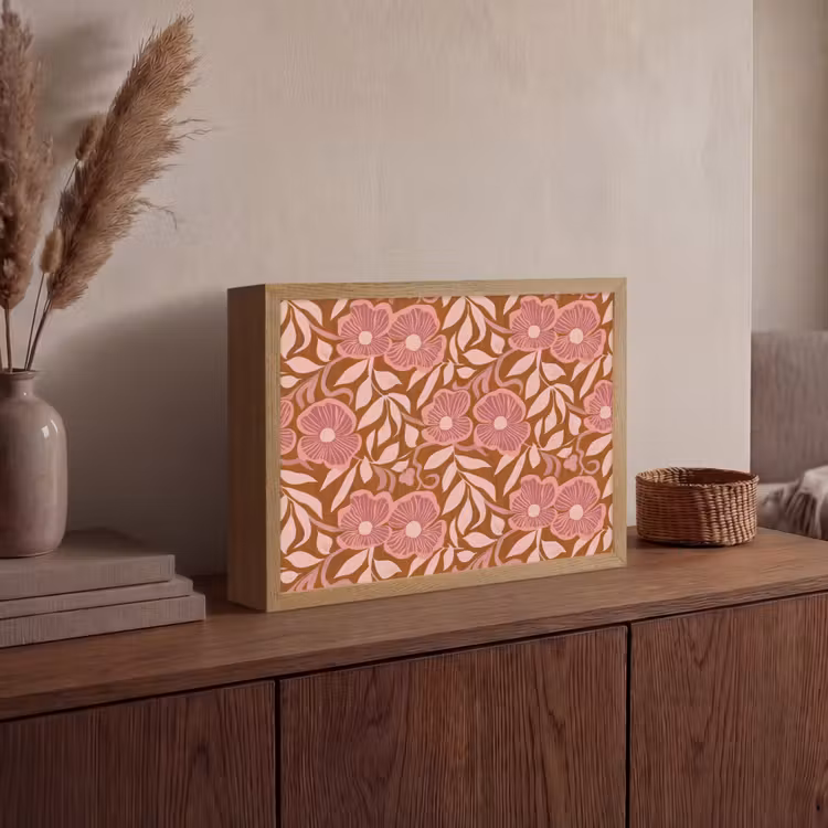 Lightbox - Wandlamp - Sfeer - Bloemen - Roze — 4