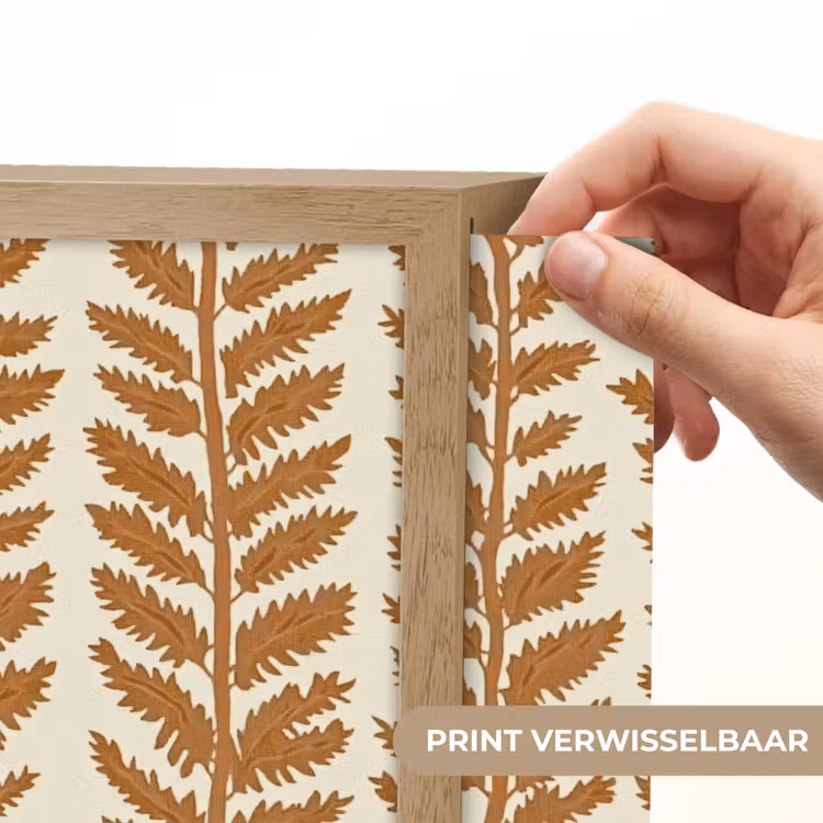 Lightbox - Wandlamp - Textuur - Bladeren - Oker — 5