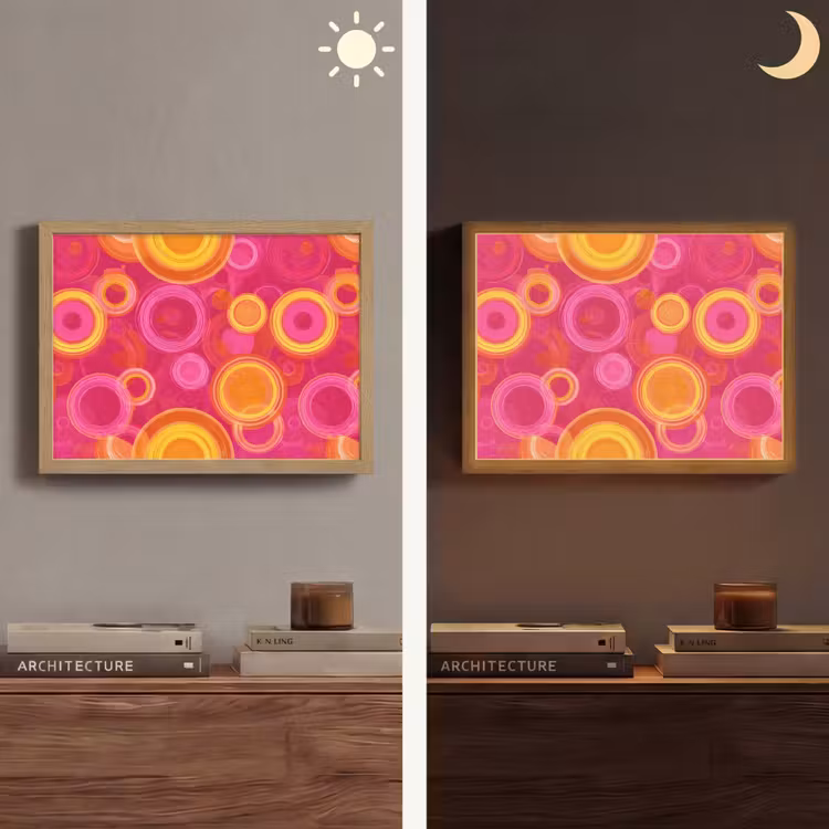 Lightbox - Wandlamp - Cirkels - Design - Kleurrijk — 6