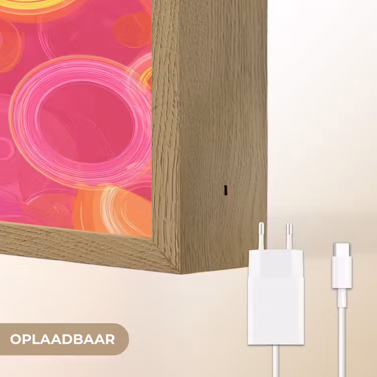 Lightbox - Wandlamp - Cirkels - Design - Kleurrijk — 7