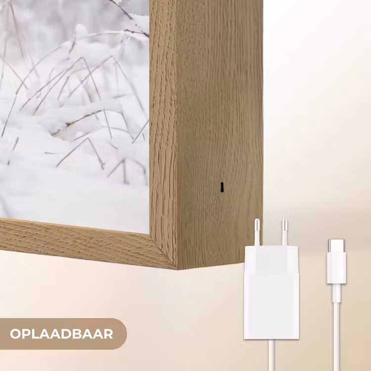 Lightbox - Wandlamp - Hert - Sneeuw - Bos - Dieren - Vertederend — 7