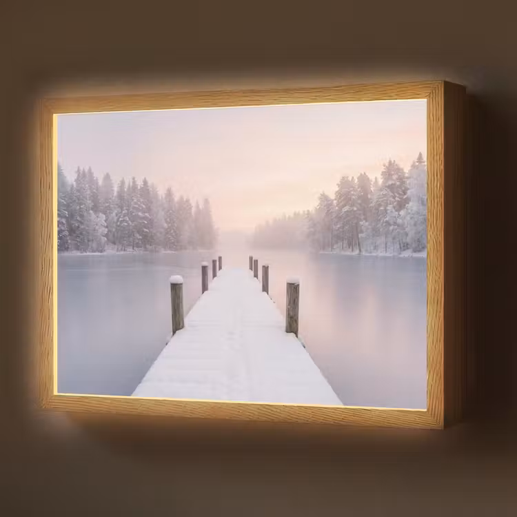 Lightbox - Wandlamp - Steiger - Meer - Mist - Winter - Serene — 1