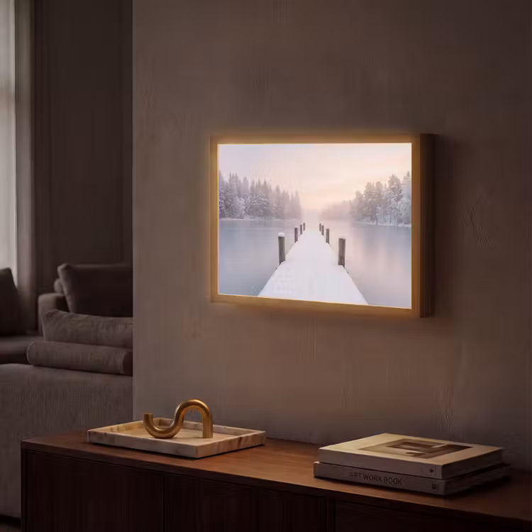 Lightbox - Wandlamp - Steiger - Meer - Mist - Winter - Serene — 2
