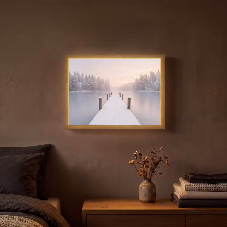 Lightbox - Wandlamp - Steiger - Meer - Mist - Winter - Serene — 3