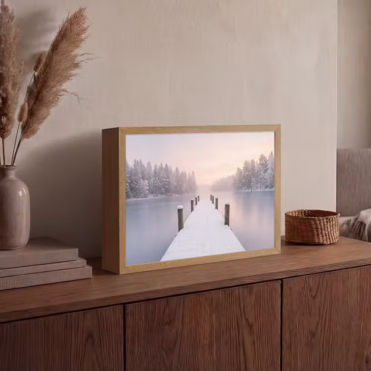 Lightbox - Wandlamp - Steiger - Meer - Mist - Winter - Serene — 4