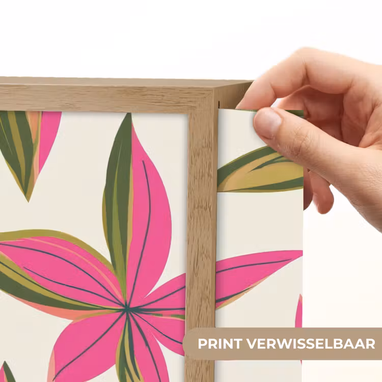 Lightbox - Wandlamp - Tropisch - Bloem - Roze — 5