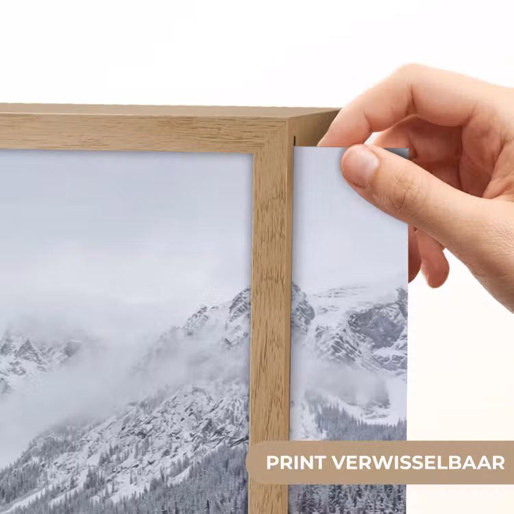 Lightbox - Wandlamp - Weg - Bergen - Sneeuw - Naaldbos - Avontuurlijk — 5