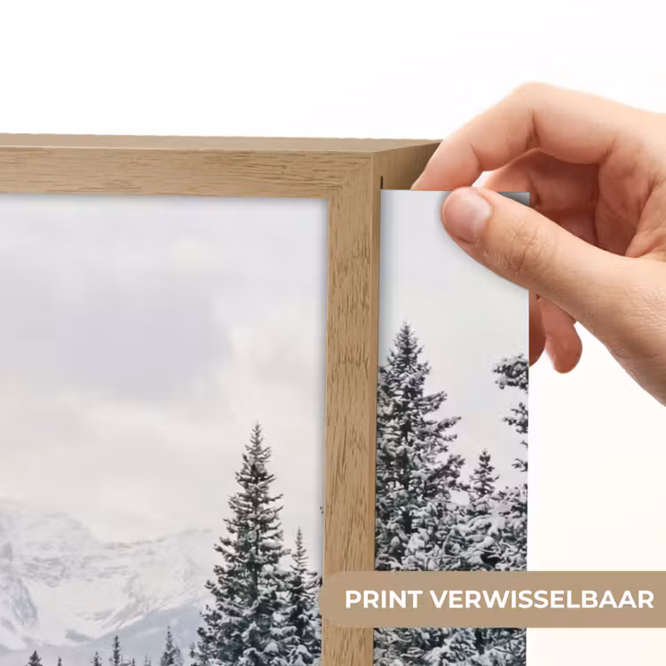 Lightbox - Wandlamp - Weg - Sneeuw - Naaldbos - Winter - Avontuurlijk — 5