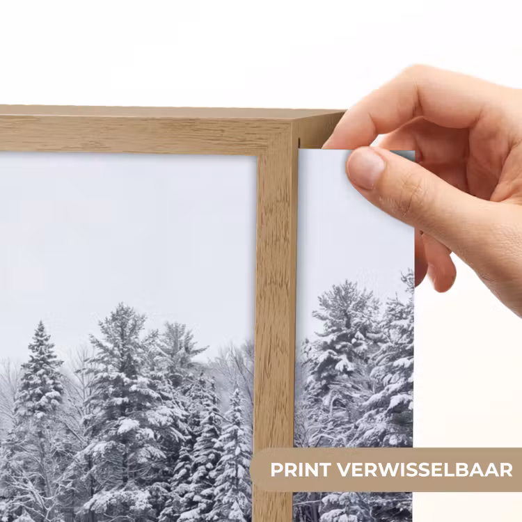 Lightbox - Wandlamp - Meer - Dennen - IJs - Winter - Rustgevend — 5