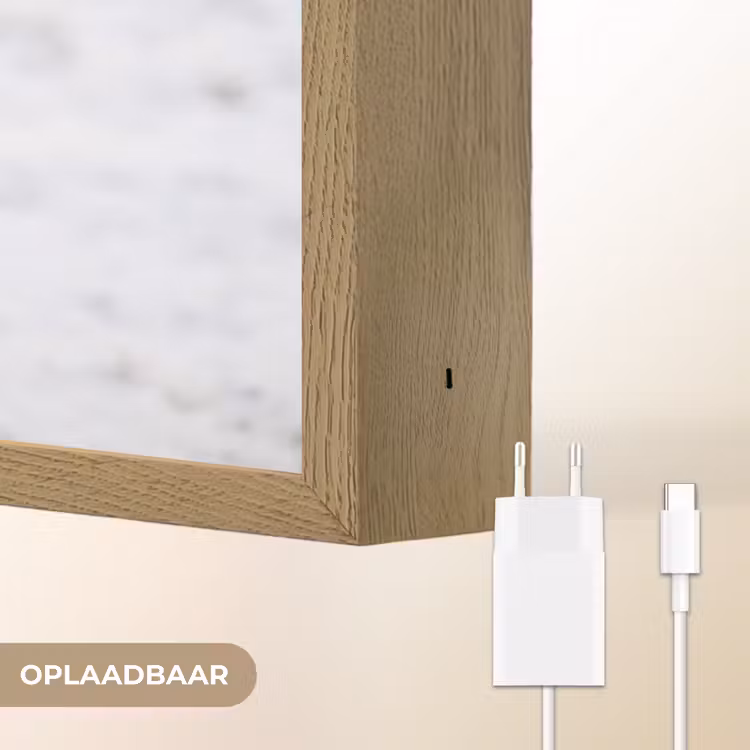 Lightbox - Wandlamp - Paard - Kop - Winter - Dieren - Wit — 7