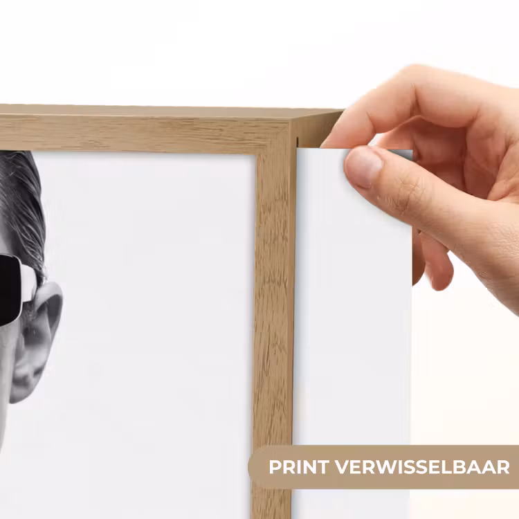 Lightbox - Wandlamp - Portret - Pak - Roken - Zwart - Wit - Stoer — 5