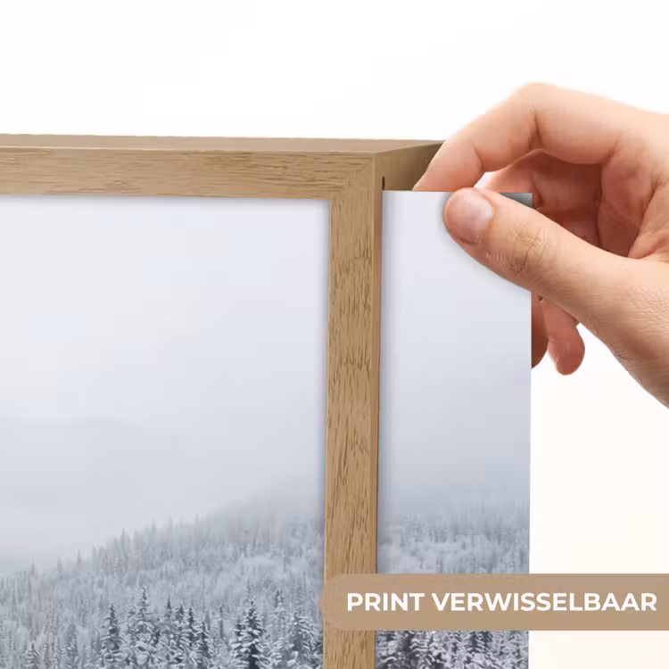 Lightbox - Wandlamp - Rivier - Bevroren - Landschap - Winter — 5