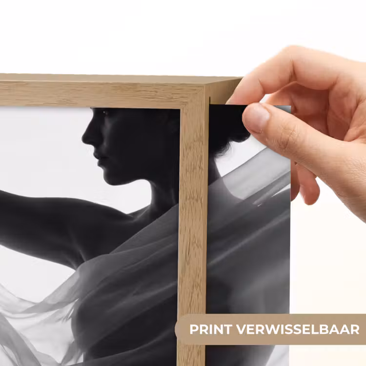 Lightbox - Wandlamp - Silhouet - Sluier - Vormen - Zwart - Wit - Sensueel — 5
