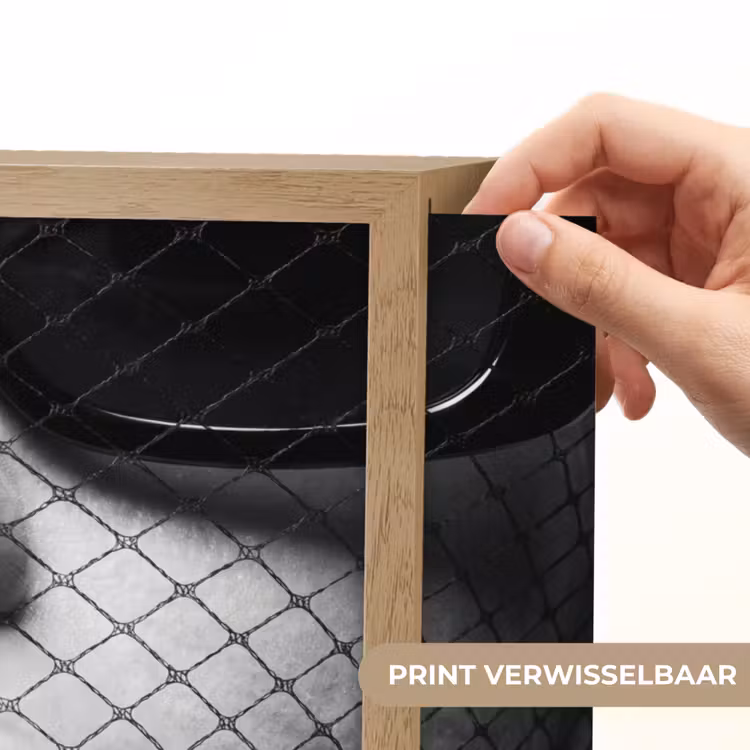 Lightbox - Wandlamp - Vrouw - Net - Mysterieus - Zwart - Wit — 5