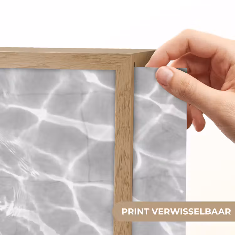 Lightbox - Wandlamp - Zwembad - Hoed - Water - Zwart - Wit - Zomers — 5