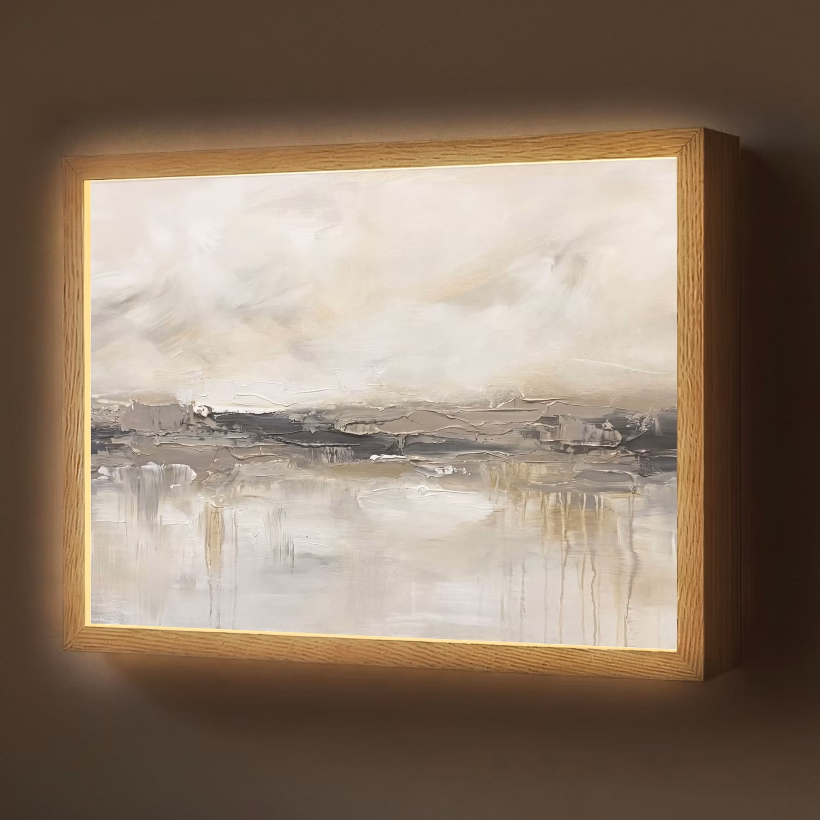 Lightbox - Wandlamp - Landschap - Horizon - Natuur - Abstract - Neutraal — 1