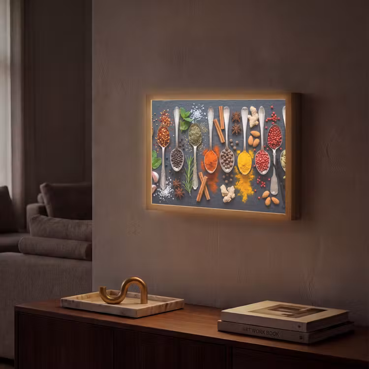 Lightbox - Wandlamp - Kruiden - Lepels - Culinair - Kleurrijk - Sfeervol — 2