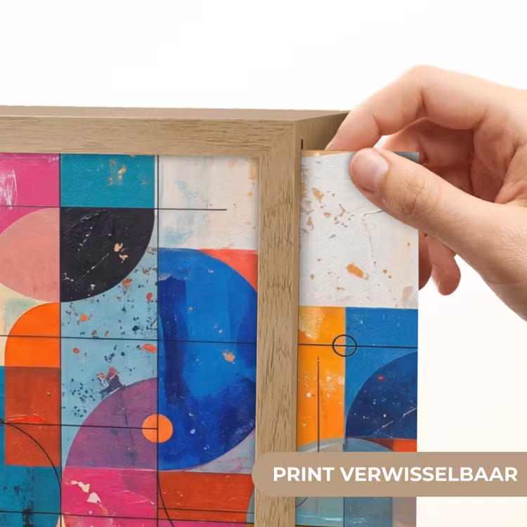 Lightbox - Wandlamp - Kunst - Geometrisch - Abstract - Kleurrijk — 5