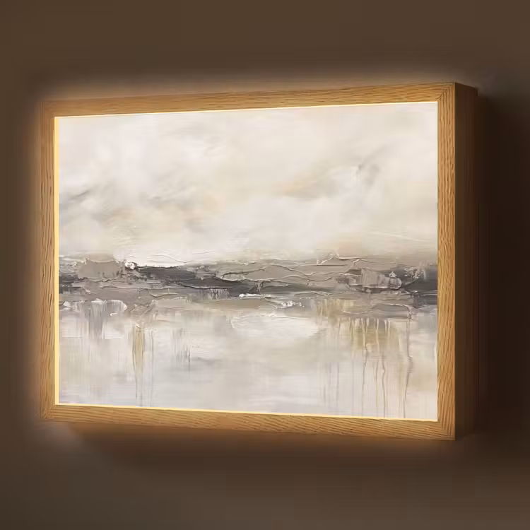 Lightbox - Wandlamp - Landschap - Horizon - Natuur - Abstract - Neutraal — 1