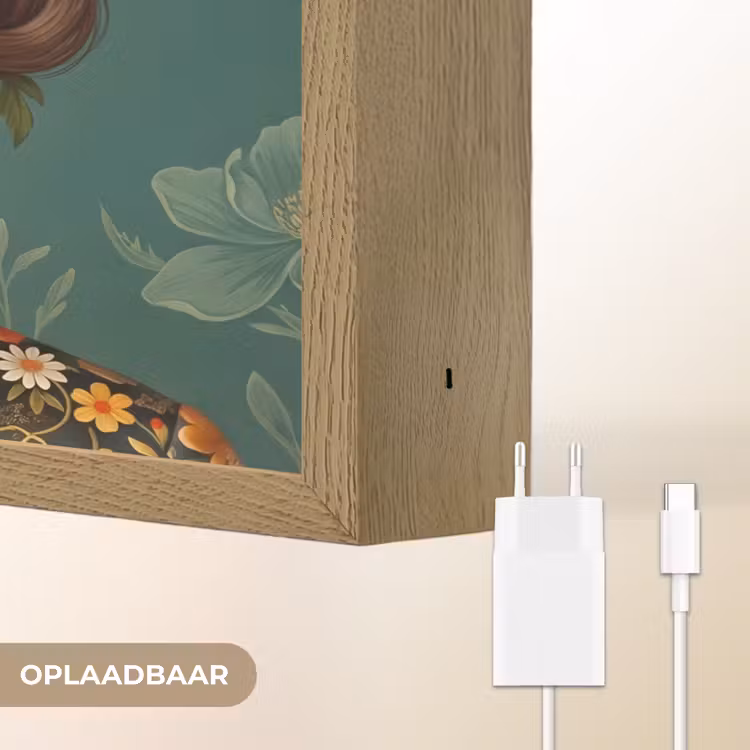 Lightbox - Wandlamp - Portret - Vrouw - Kleurrijk - Expressief — 7