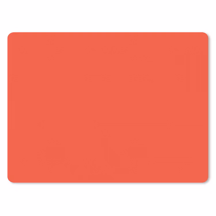 Muismat - Burnt - Coral - Oranje — 1