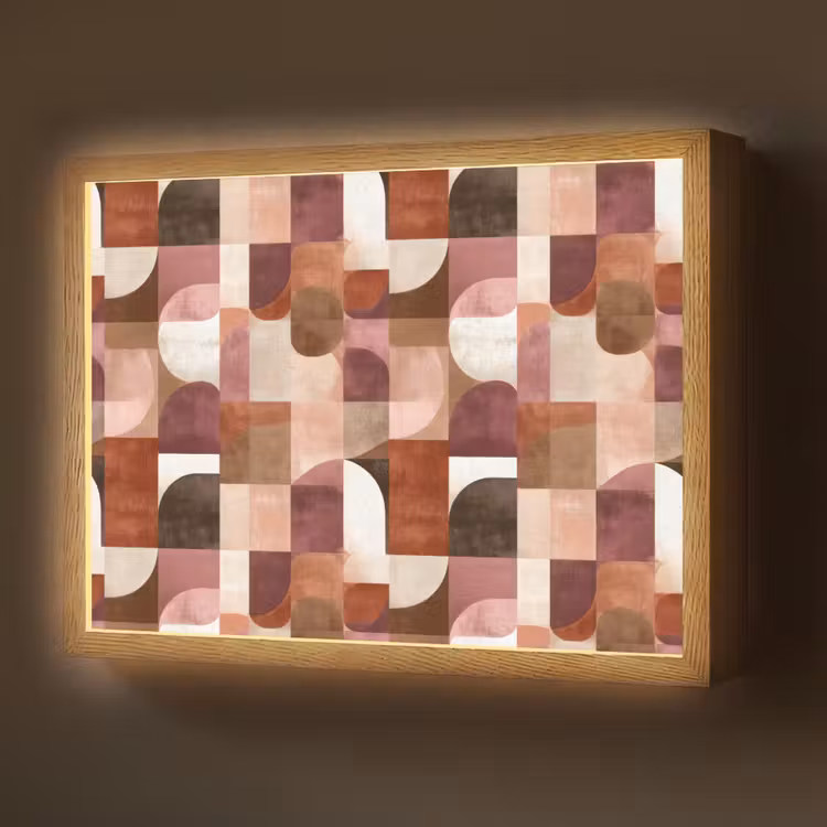 Lightbox - Wandlamp - Geometrie - Modern - Retro — 1