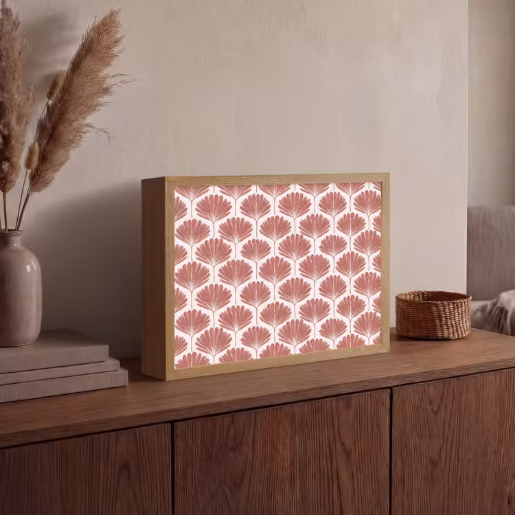 Lightbox - Wandlamp - Waaier - Motief - Terra — 4