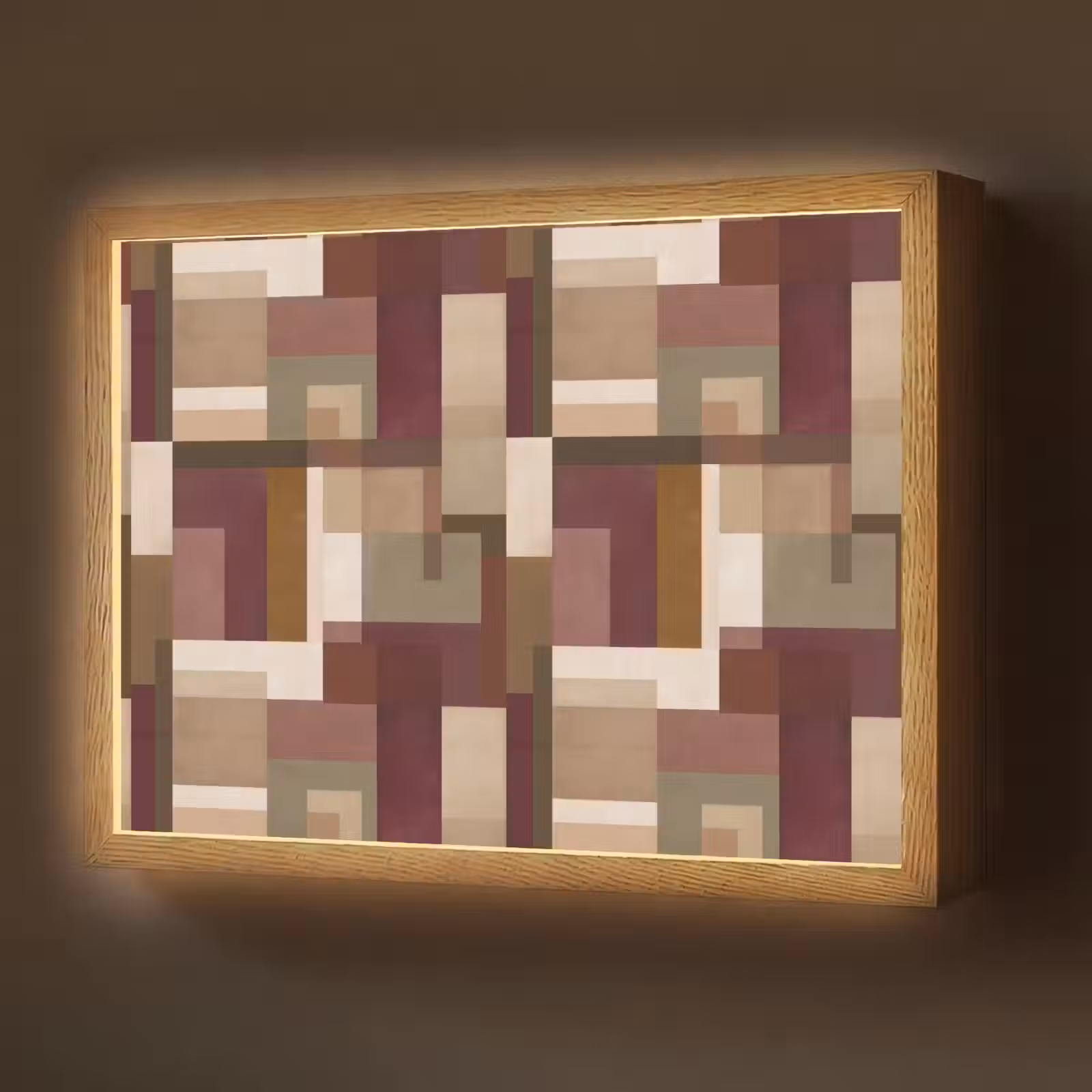 Lightbox - Wandlamp - Modern - Geometrie - Kleurrijk — 1