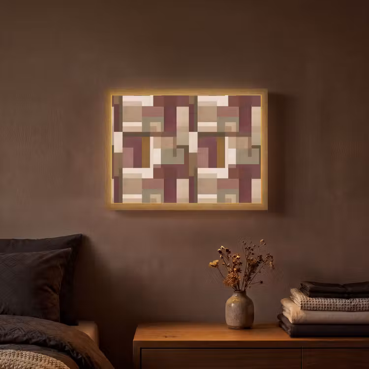 Lightbox - Wandlamp - Modern - Geometrie - Kleurrijk — 3