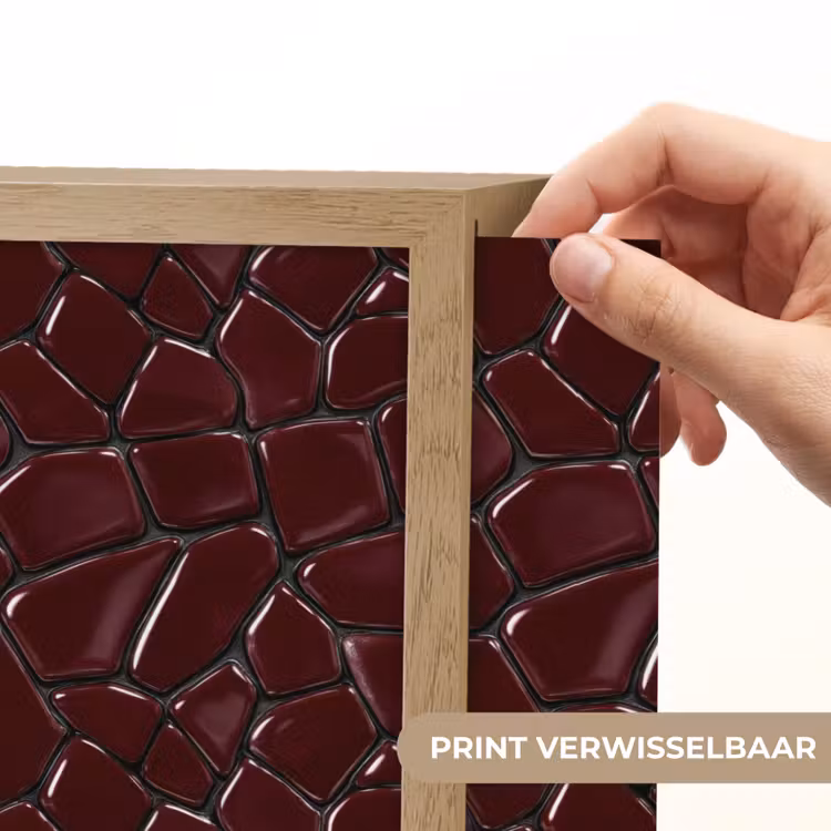 Lightbox - Wandlamp - Mozaïek - Tegel - Bordeauxrood — 5