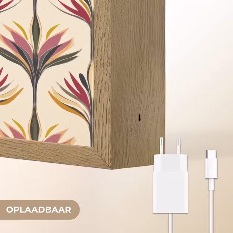 Lightbox - Wandlamp - Waaier - Motief - Kleurrijk — 7