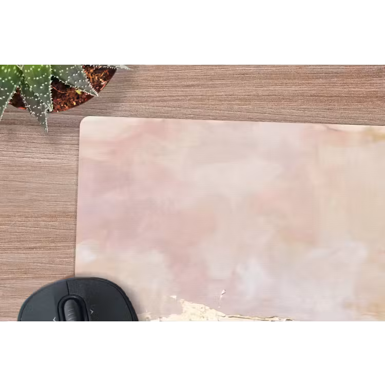 Muismat - Abstract - Horizontaal - Kunst - Roze - Goud — 4