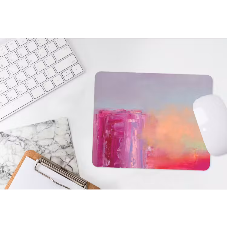 Muismat - Abstract - Kleuren - Modern - Roze — 2
