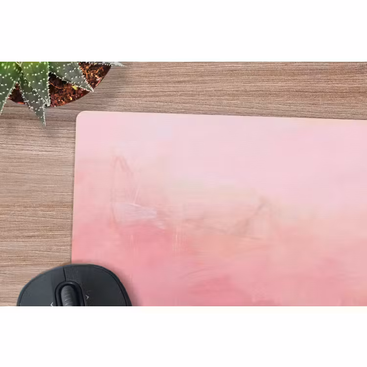 Muismat - Abstract - Landschap - Modern - Roze - Oranje — 4