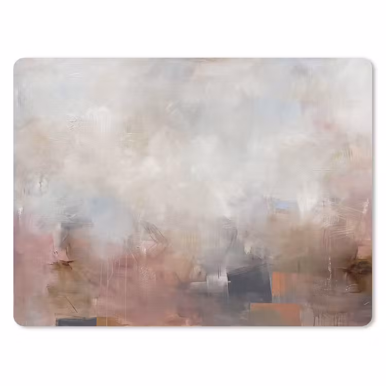 Muismat - Abstract - Vloeiend - Kunst - Modern - Beige — 1