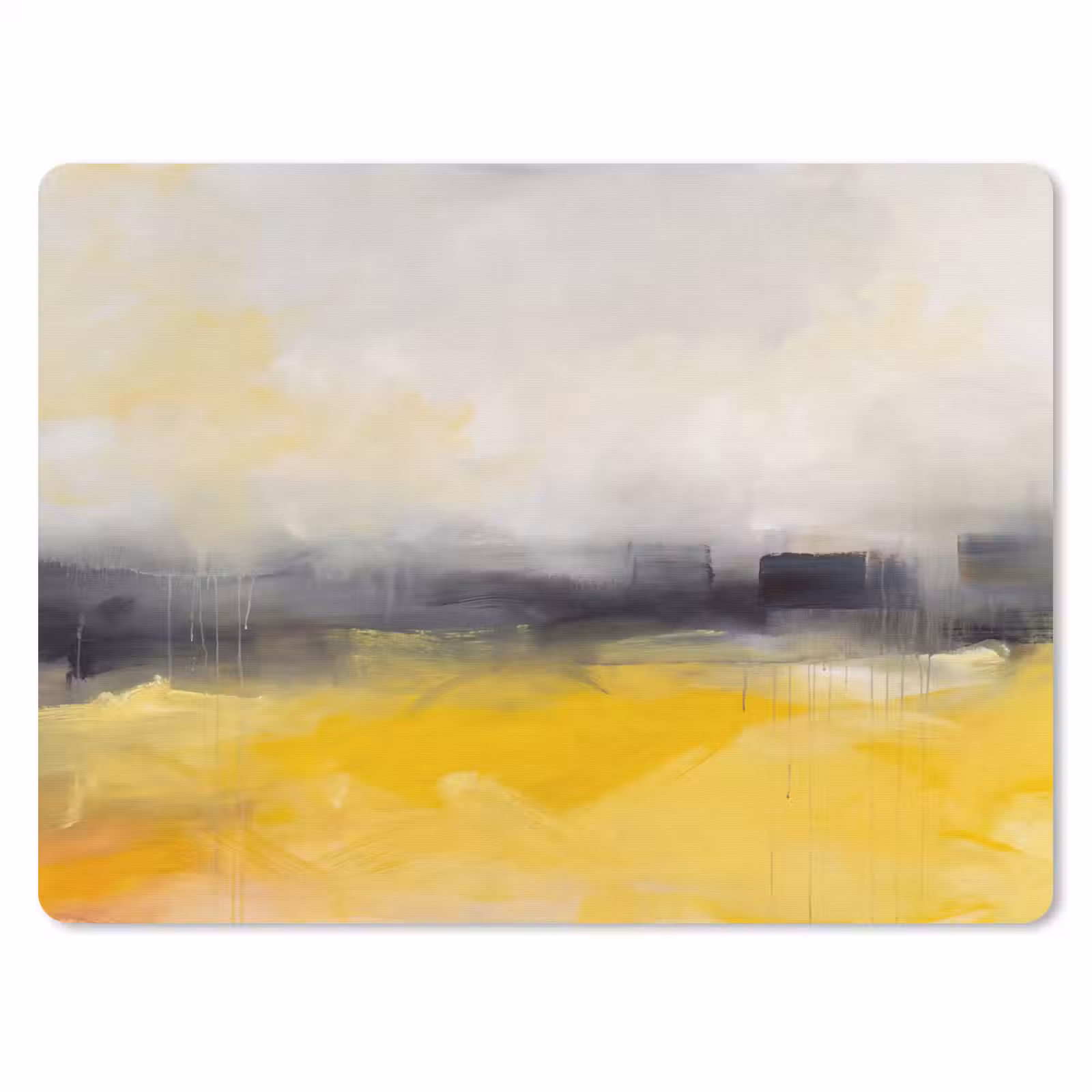 Muismat - Abstract - Landschap - Modern - Geel — 1