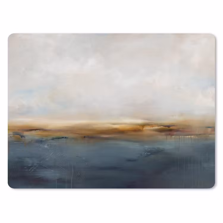 Muismat - Abstract - Horizon - Water - Modern - Beige — 1