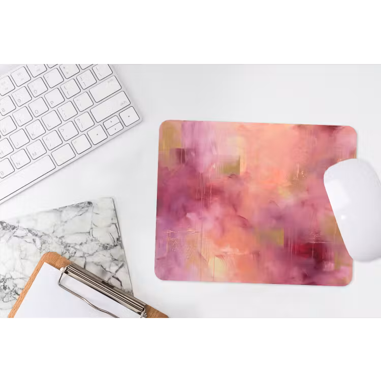 Muismat - Abstract - Kleuren - Modern - Roze - Paars — 2