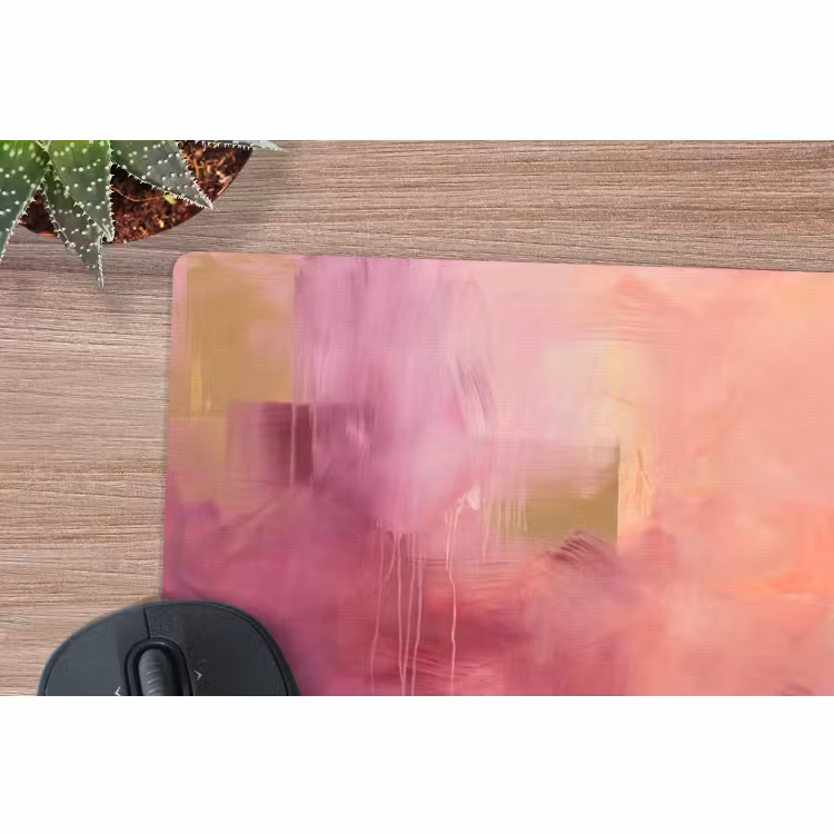 Muismat - Abstract - Kleuren - Modern - Roze - Paars — 4