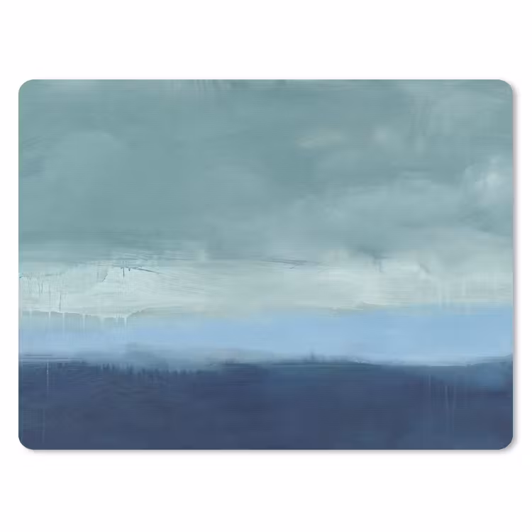 Muismat - Abstract - Lagen - Rust - Modern - Blauw — 1