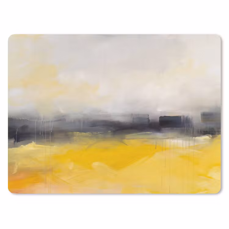 Muismat - Abstract - Landschap - Modern - Geel — 1