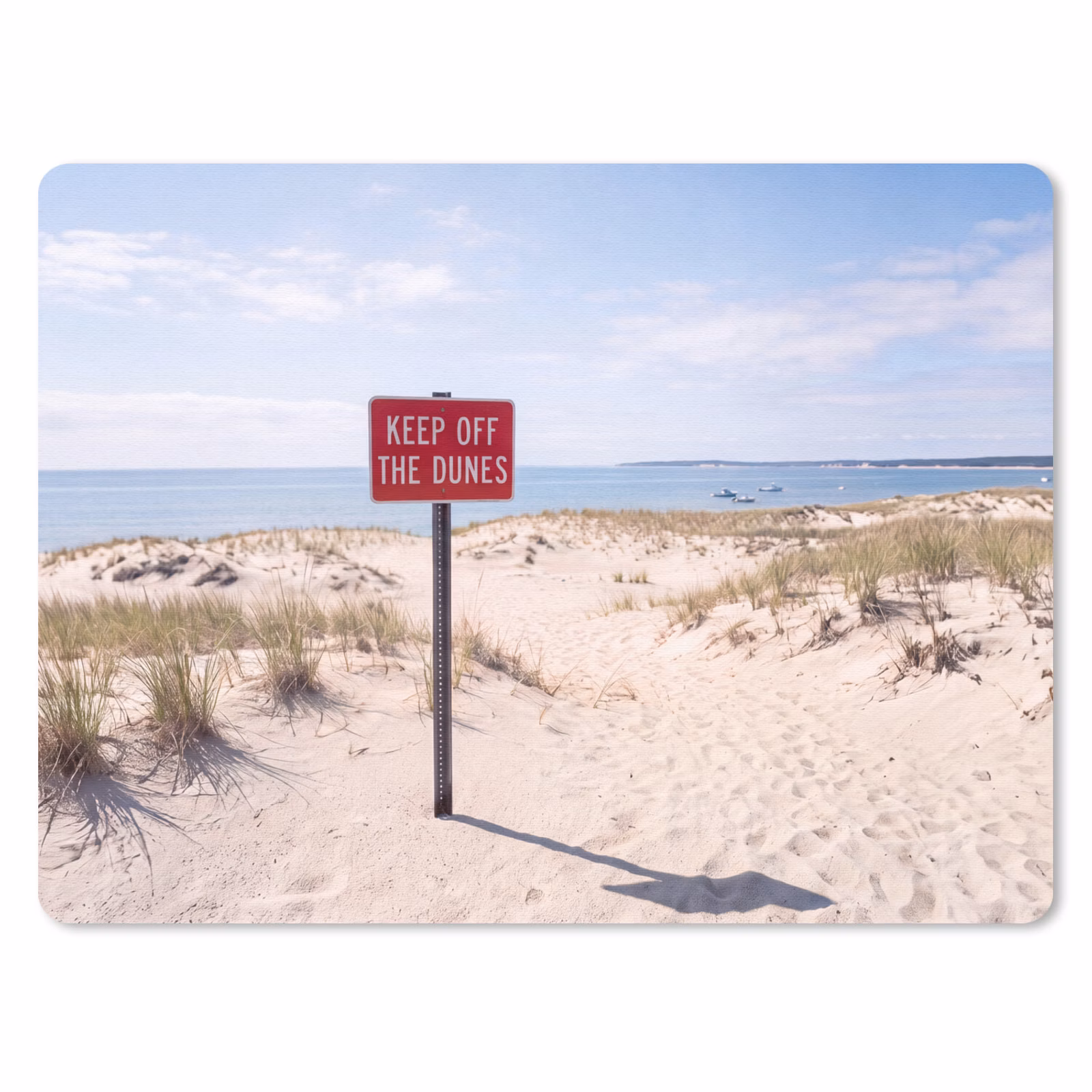 Muismat - Duin - Bord - Kust - Landschap - Rood — 1