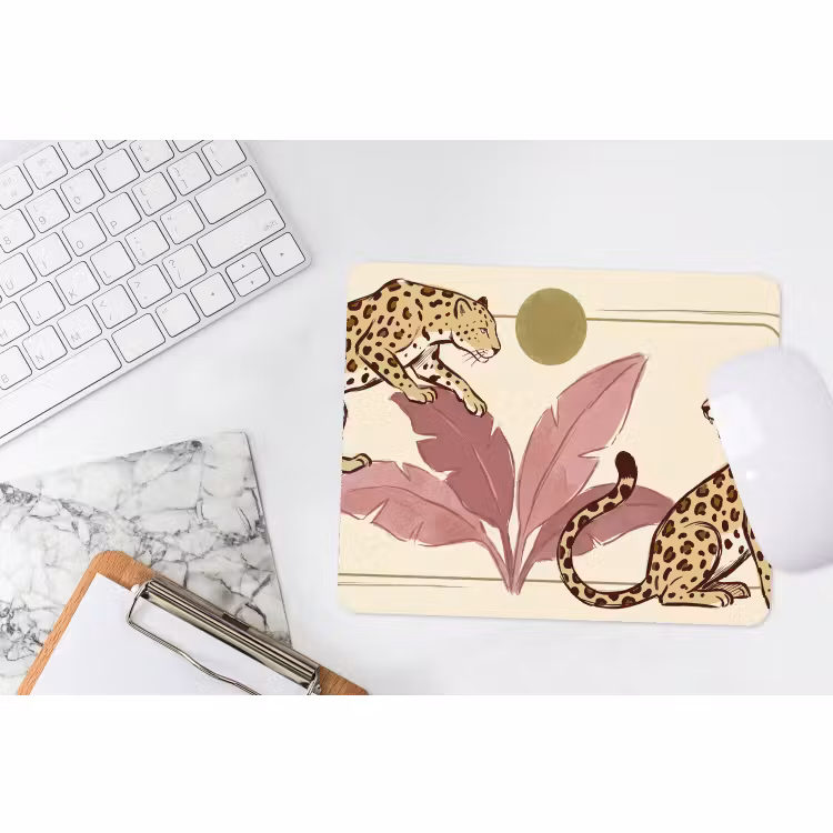 Muismat - Dieren - Kat - Jungle - Illustratie - Beige — 2