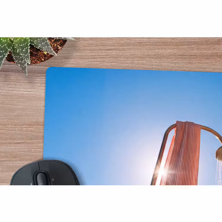 Muismat - Douche - Water - Zomer - Blauw — 4