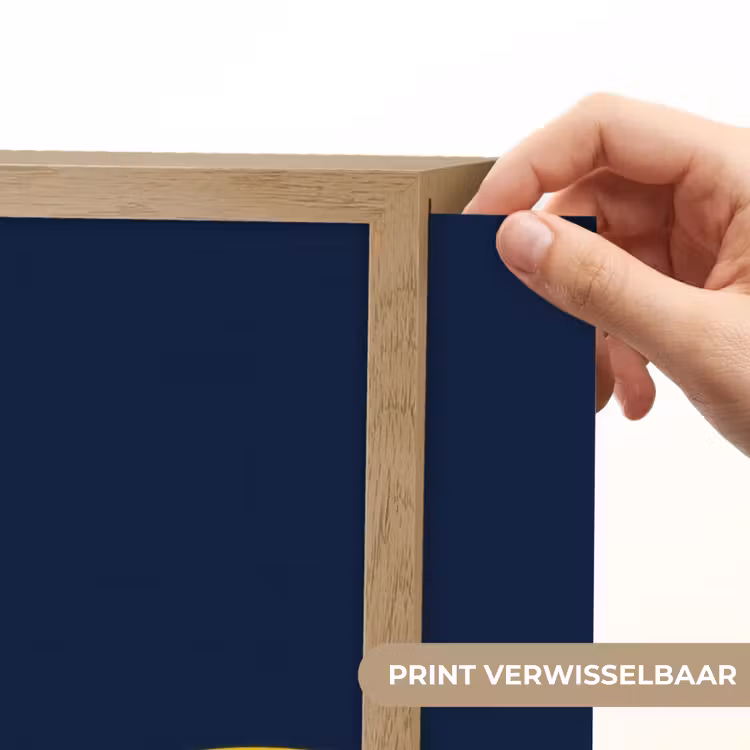 Lightbox - Wandlamp - Think big - Blauw - Geel — 5