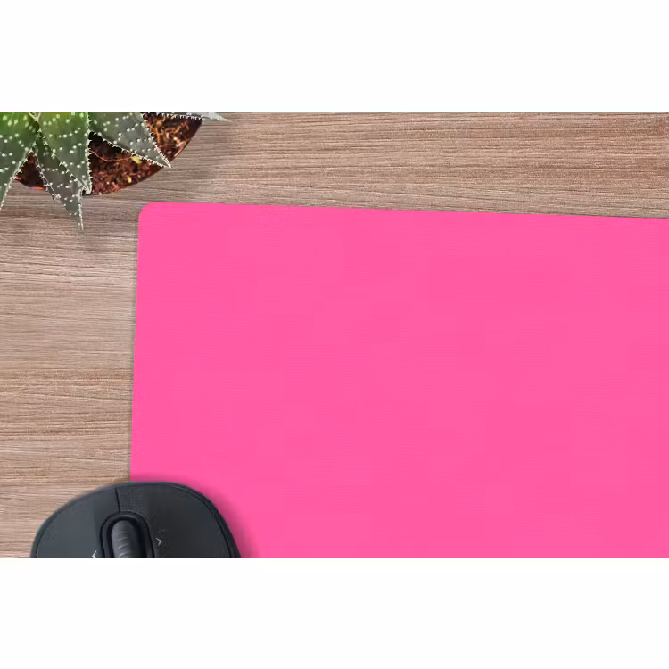 Muismat - Abstract - Geometrisch - Kleurblokken - Roze - Oranje — 5
