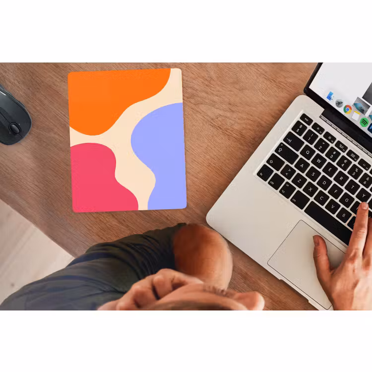 Muismat - Abstract - Organische vormen - Design - Modern - Kleurrijk — 2