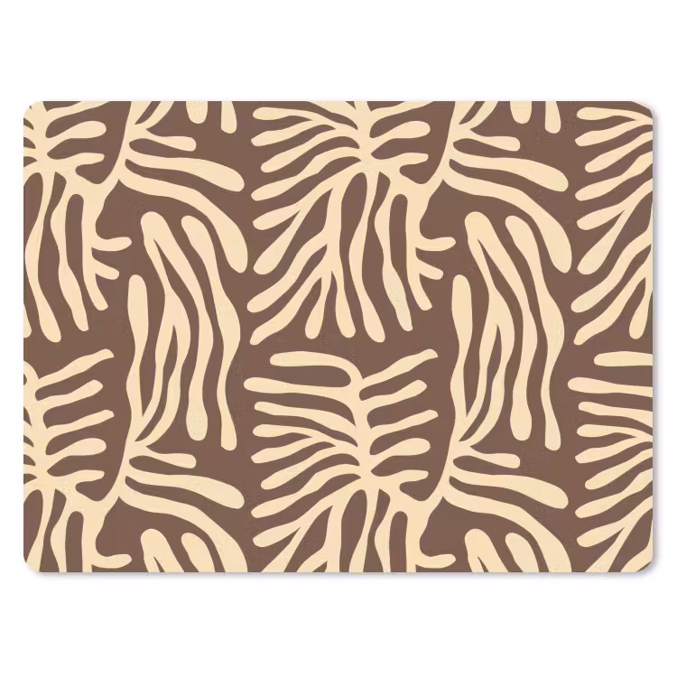 Muismat - Bruin - Koraal - Expressief - Patroon — 1