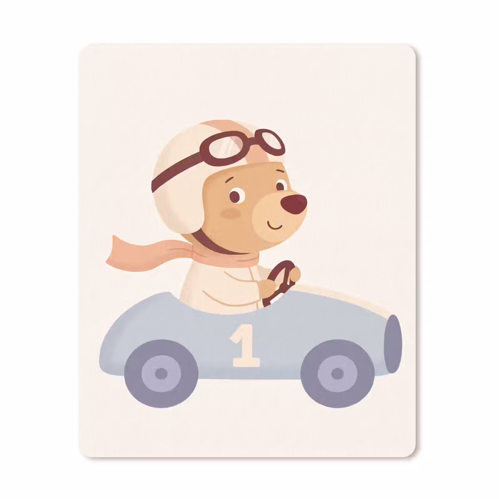 Muismat - Beer - Auto - Kinderkamer - Cartoon - Speels — 1